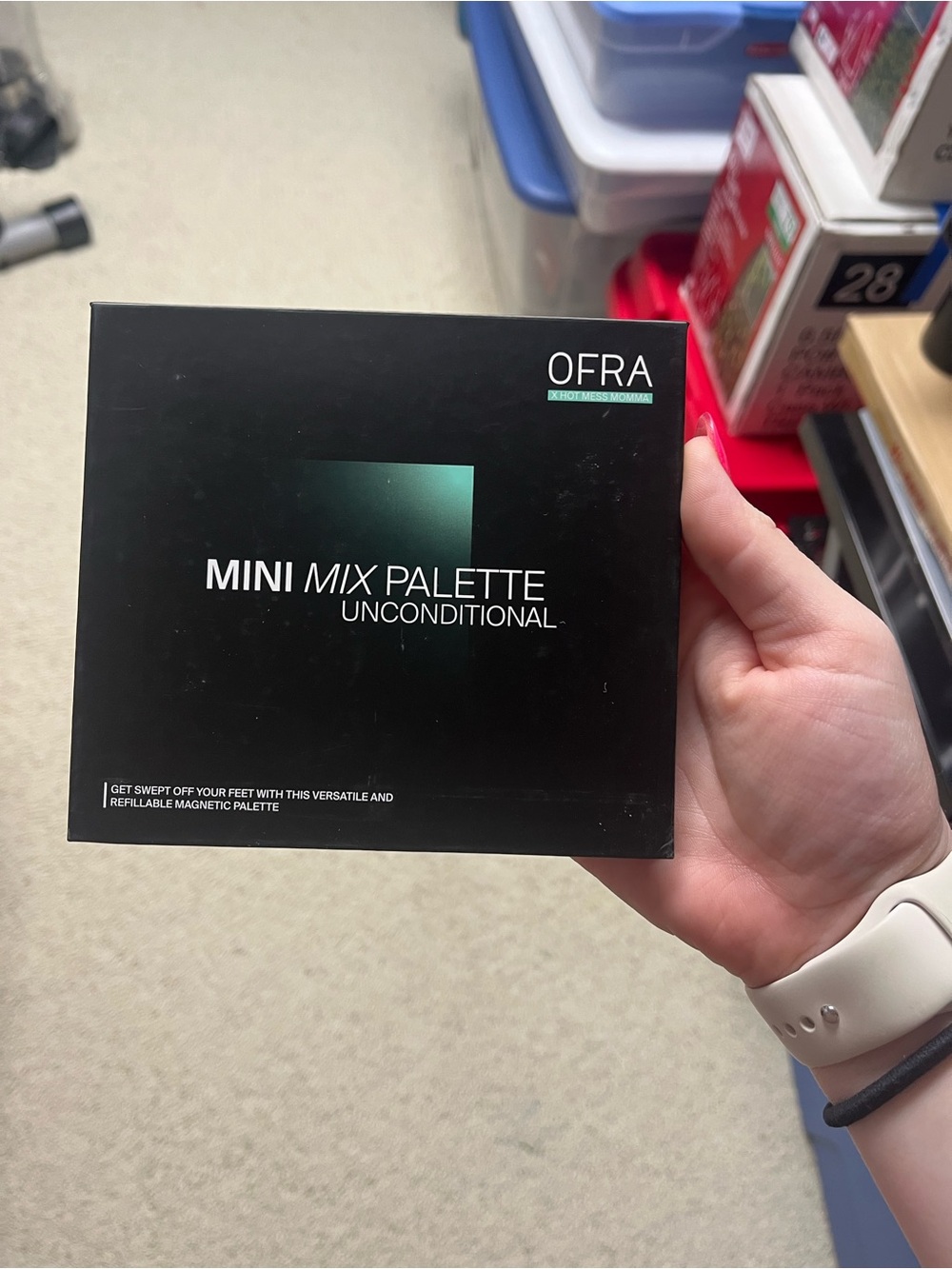OFRA Mini Mix Palette — Black with Teal Accent